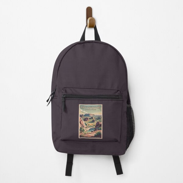 Item preview, City of Rocks State Park New Mexico Travel Art Vintage designed and sold by KrisSidDesigns.