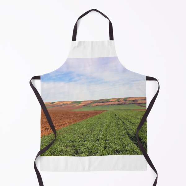 Item preview, Plowed and green wheat fields, agriculture,Voivodina, Serbia designed and sold by goceris.