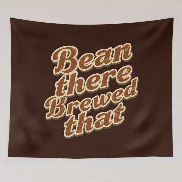 Item preview, Bean There Brewed That Funny Coffee Puns  designed and sold by DemureArtsy.