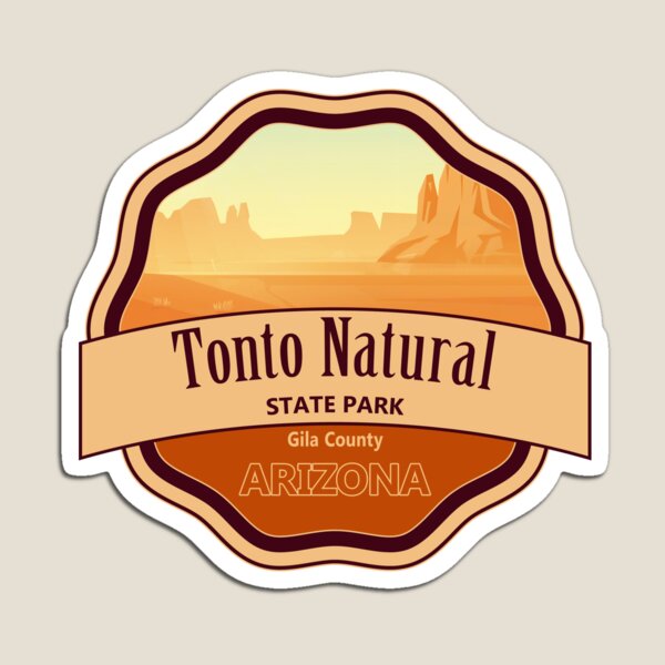Vista previa del artículo con la obra «Parque estatal Tonto Natural Bridge, condado de Gila», diseñado y vendido por Wanderful-roads.