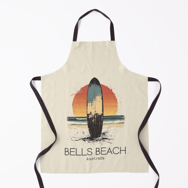 Item preview, A Vintage Illustration of Bells Beach - Australia  designed and sold by GoodOldVintage.