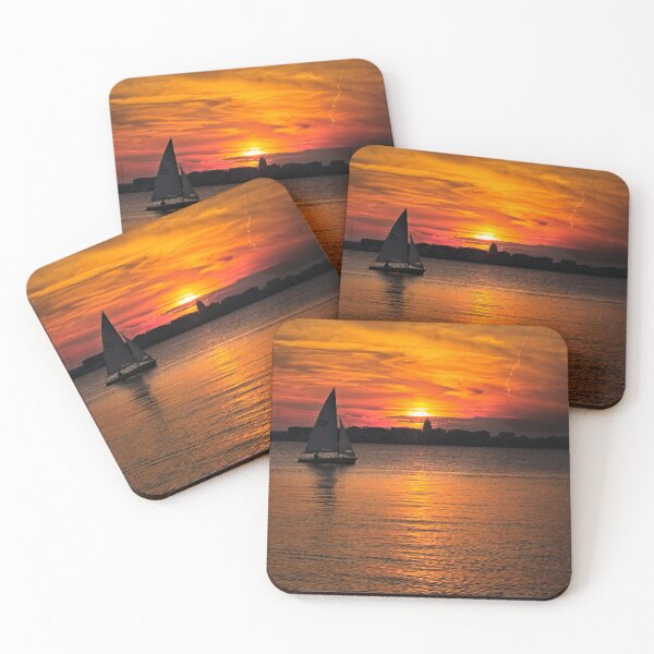 Item preview, Sunset Sail Lake Monona Madison Wisconsin designed and sold by StevenRalserPhoto.