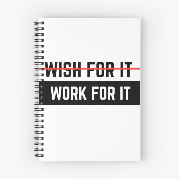 Item preview, Work for It! motivational design designed and sold by Naquo.