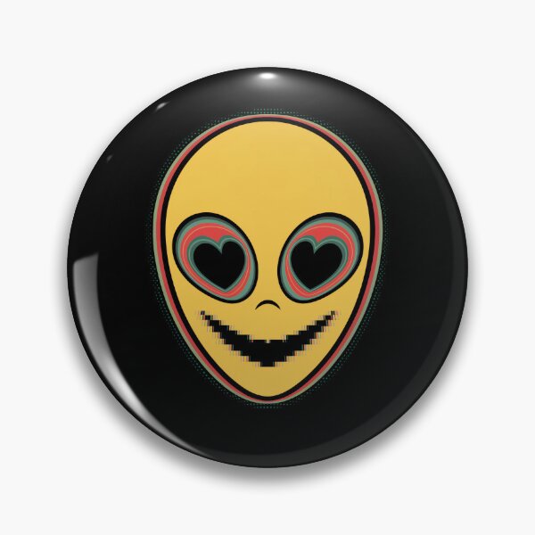 Artikelvorschau, Psychedelisches Alien Gesicht Raver entworfen und verkauft von MooonTees.