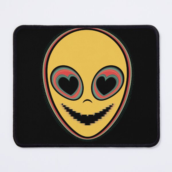 Item preview, Psychedelic Alien Face Raver designed and sold by MooonTees.