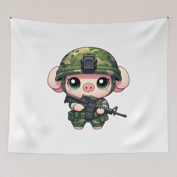 Item preview, Tactical Piglet designed and sold by RAWLIFEGRAPHIC.