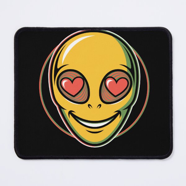 Item preview, Psychedelic Alien Face Raver designed and sold by MooonTees.