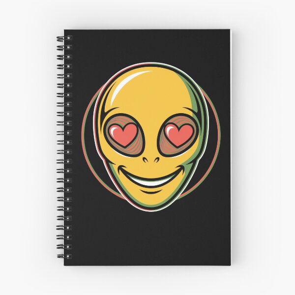 Artikelvorschau, Psychedelisches Alien Gesicht Raver entworfen und verkauft von MooonTees.
