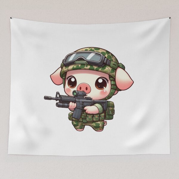 Item preview, Tactical Piglet designed and sold by RAWLIFEGRAPHIC.