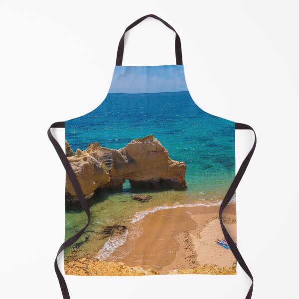 Item preview, Secluded Cove by the Ocean With Golden Sand and Clear Blue Sea designed and sold by acceleratorhams.