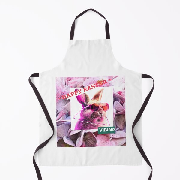 Item preview, HAPPY EASTER VIBING FUN FLOWER COLORFUL PINK BUNNY designed and sold by Shelbineshop.