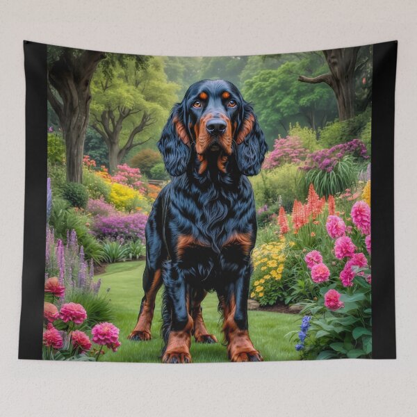 Item preview, Harley Gordon Setter Dog Portrait designed and sold by Heart and Soul Studio.