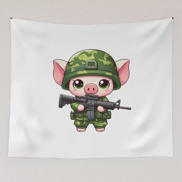 Item preview, Tactical Piglet designed and sold by RAWLIFEGRAPHIC.