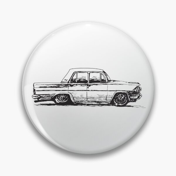 Item preview, EH Holden Premier hand drawn black designed and sold by High Octane Image Photography.