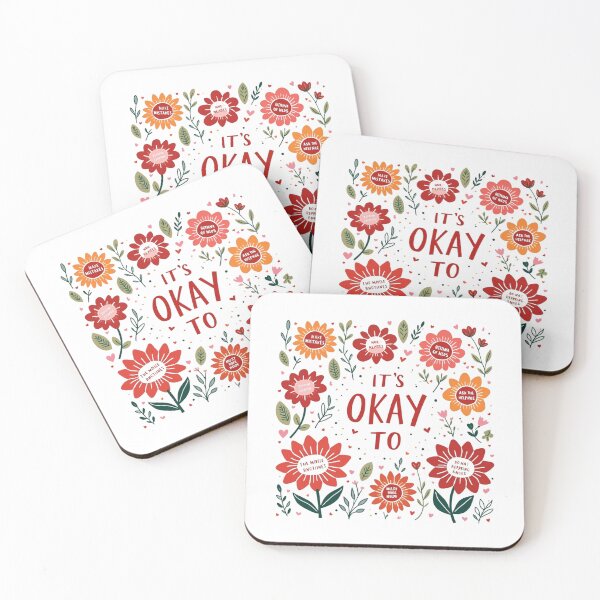 Item preview, It's Okay To - Boho Wildflowers, Positive Affirmations designed and sold by HEI DesignPartners.