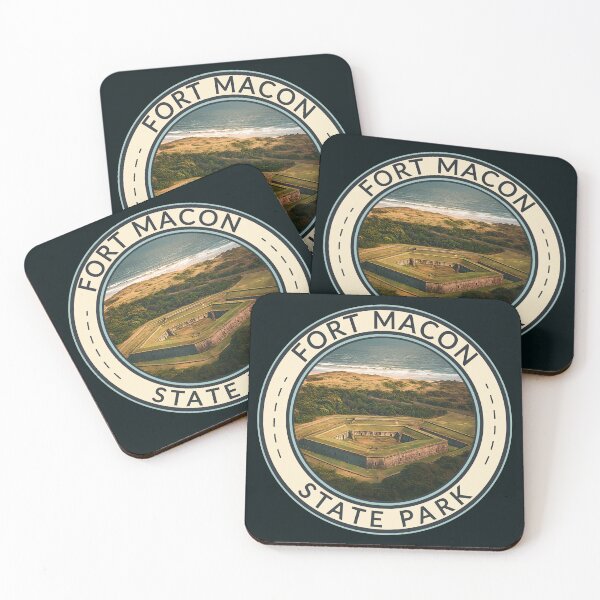 Item preview, Fort Macon State Park North Carolina Travel Art Badge designed and sold by KrisSidDesigns.