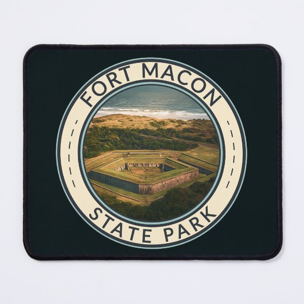 Item preview, Fort Macon State Park North Carolina Travel Art Badge designed and sold by KrisSidDesigns.