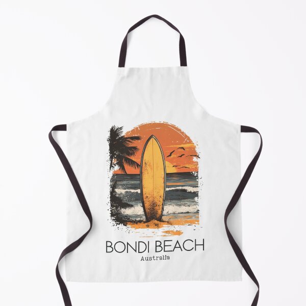Item preview, A Vintage Illustration of Bondi Beach - Australia  designed and sold by GoodOldVintage.