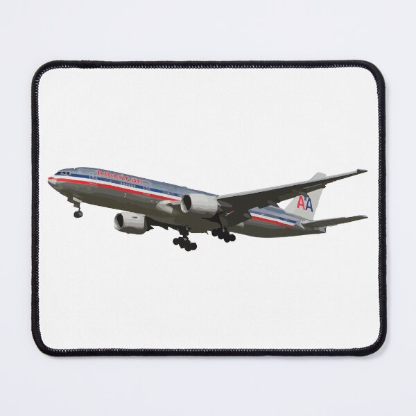 Item preview, American 777-300 Abstract Illustration designed and sold by AddiK-Art.