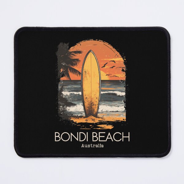 Item preview, A Vintage Illustration of Bondi Beach - Australia designed and sold by GoodOldVintage.