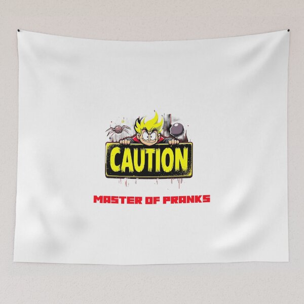 Item preview, Caution Master of Pranks designed and sold by gogettadriptees.