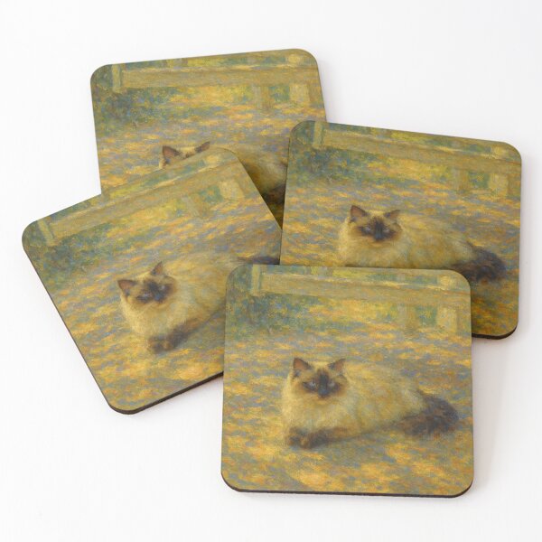 Item preview, Ragdoll Reverie – American Impressionist Porch Daydream designed and sold by LesChatsArt.