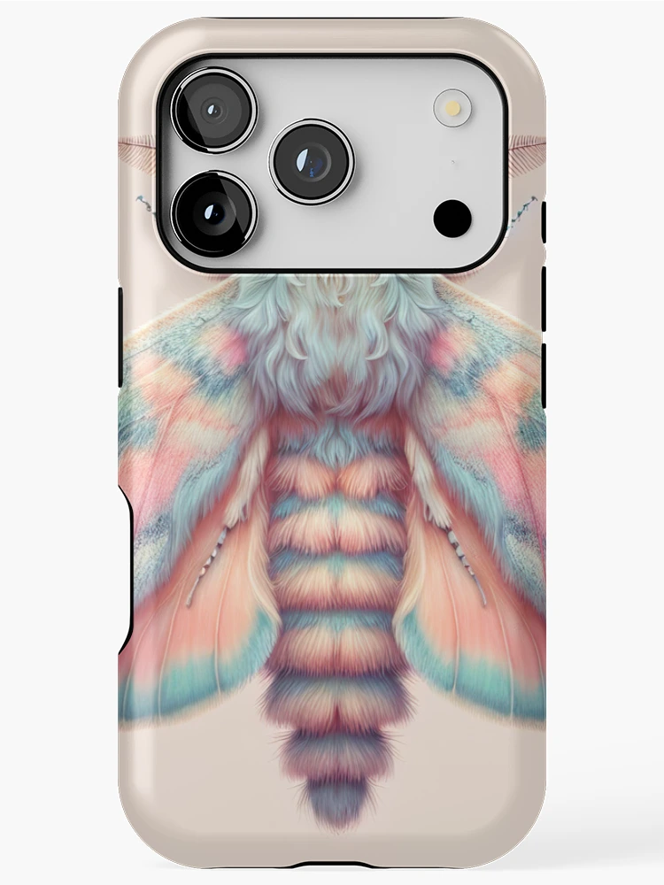 Thumbnail 1 of 4, iPhone Case, Fuzzy Flutter designed and sold by LemonheadLaurasArt.