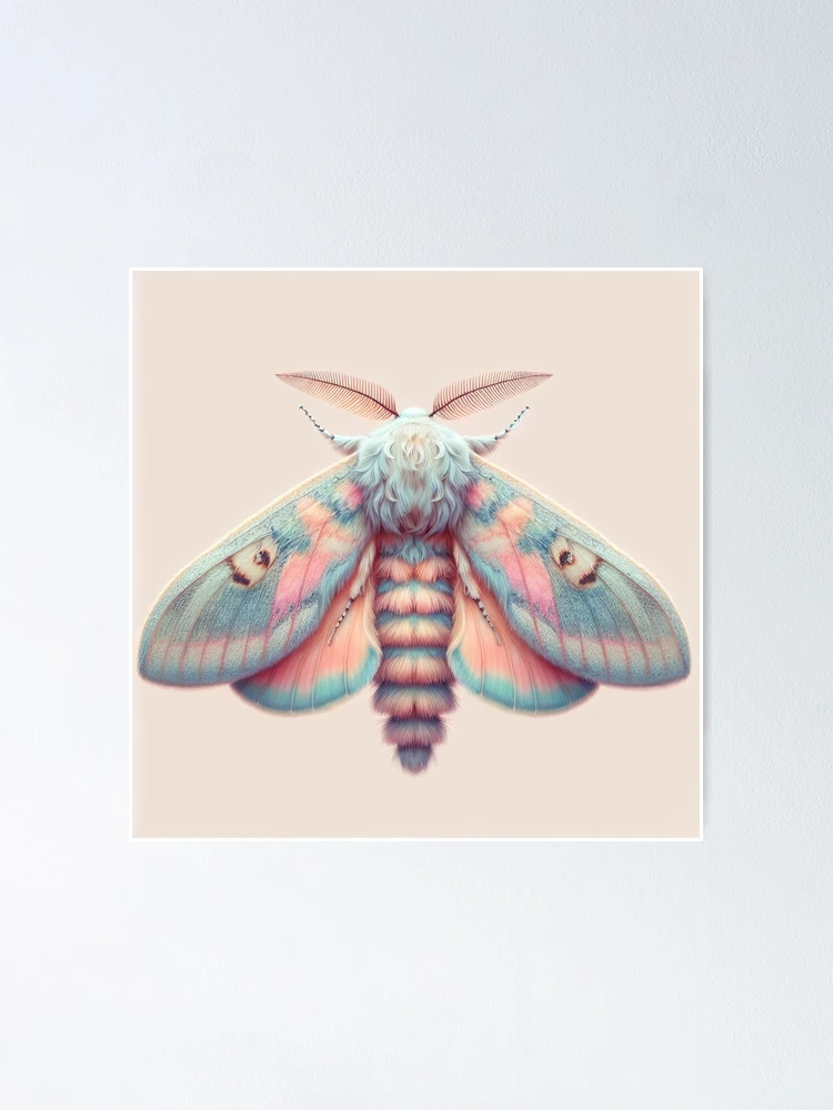 Thumbnail 1 of 3, Poster, Fuzzy Flutter designed and sold by LemonheadLaurasArt.
