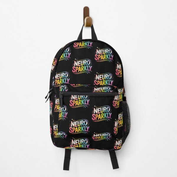 Item preview, NeuroSparkly Colorful Neurodivergent Pride T-Shirt with Rainbow Glitter Effect designed and sold by designleon19.
