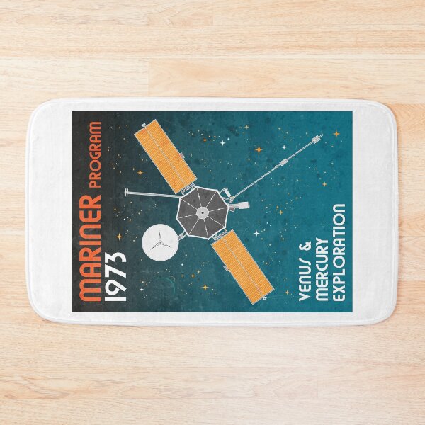 Item preview, Mariner Program. 1973. Venus & Mercury Exploration (Retro) designed and sold by BGALAXY.