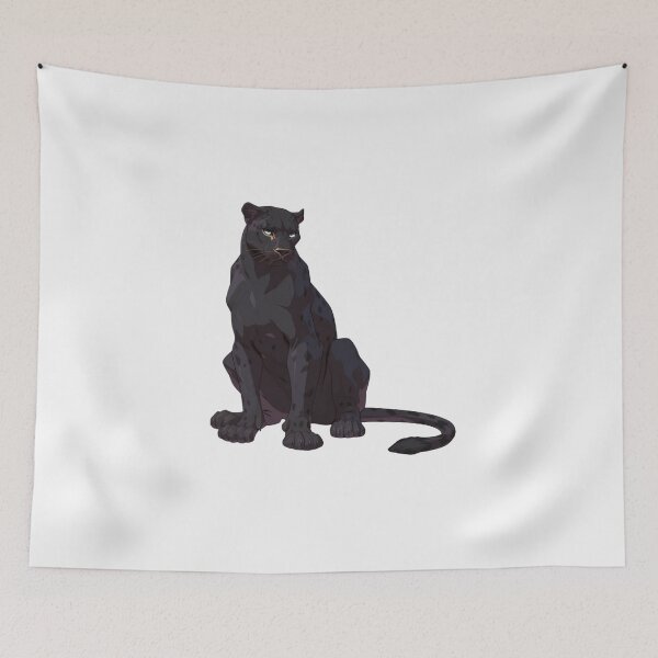 Item preview, Cute happy friend cat black panther designed and sold by PatternFly.