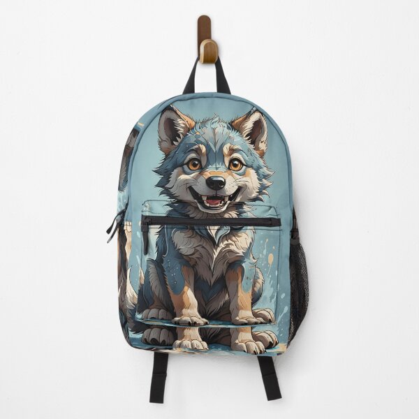 Item preview, Cartoon Wolf Pup designed and sold by Random Designs.