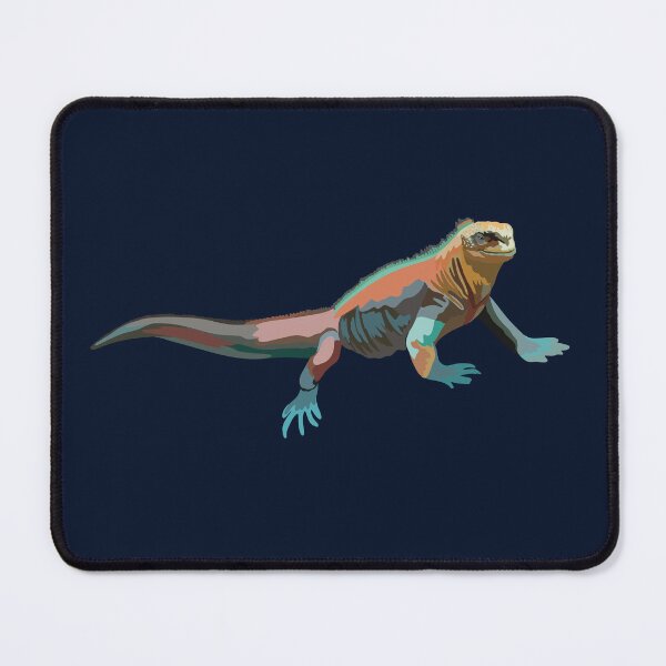 Item preview, M is for Marine Iguana,Marine Iguana – Unique Galápagos Reptile Wildlife Art designed and sold by PrettylittlepastelUk.