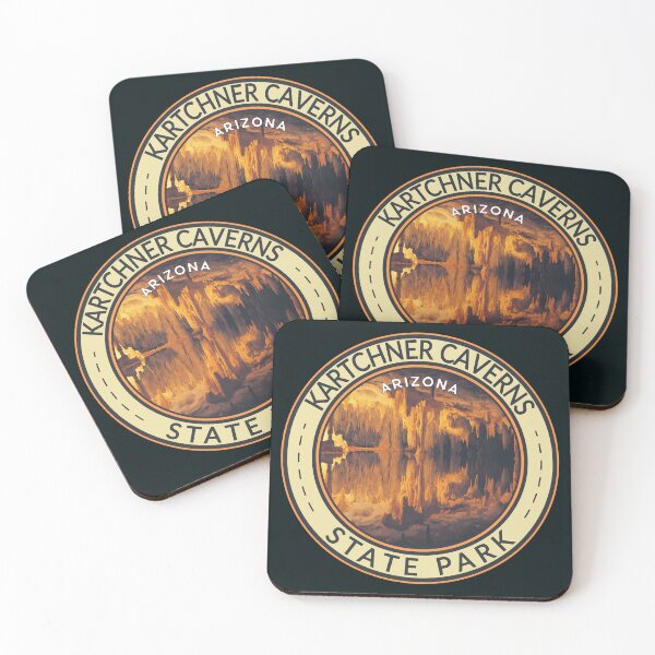 Item preview, Kartchner Caverns State Park Arizona Illustration Travel Art Badge designed and sold by KrisSidDesigns.