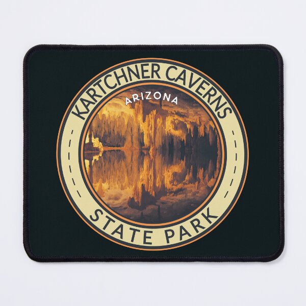 Item preview, Kartchner Caverns State Park Arizona Illustration Travel Art Badge designed and sold by KrisSidDesigns.