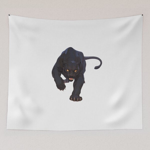 Item preview, Cute happy friend cat black panther designed and sold by PatternFly.