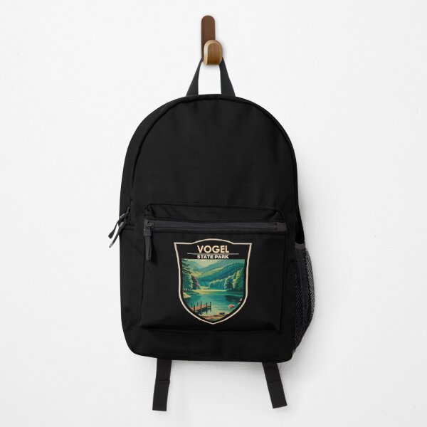 Item preview, Vogel State Park Georgia Illustration Travel Art Badge designed and sold by KrisSidDesigns.
