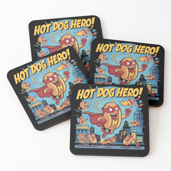 Item preview, Hot Dog Hero - Fun Food Lover Gift designed and sold by Kashear.