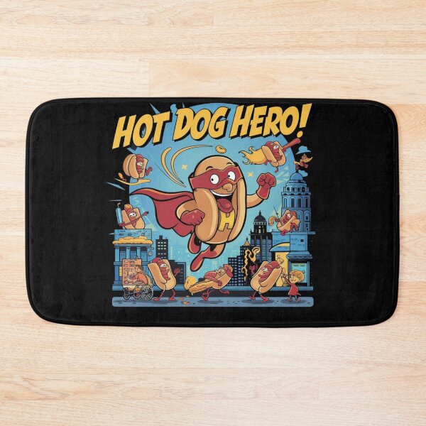 Item preview, Hot Dog Hero - Fun Food Lover Gift designed and sold by Kashear.
