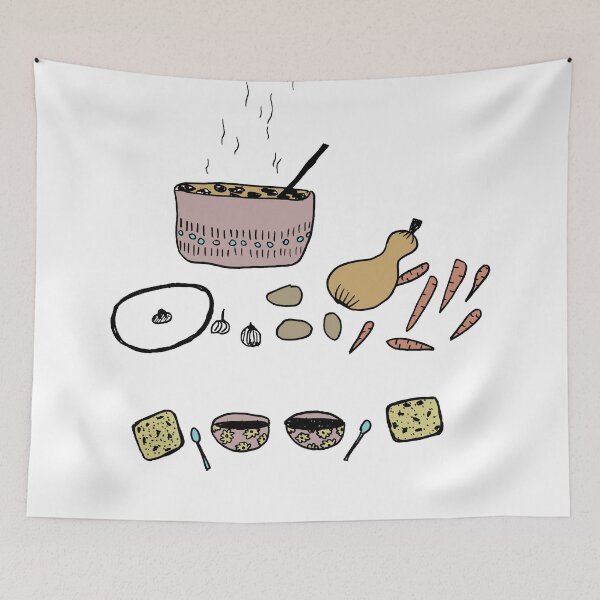 Item preview, Making pumpkin soup designed and sold by tomatocats.