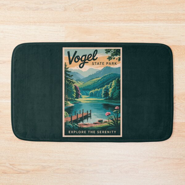 Item preview, Vogel State Park Georgia Travel Art Vintage designed and sold by KrisSidDesigns.