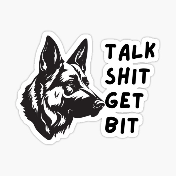 Item preview, TALK SHIT GET BIT designed and sold by freakystickey.