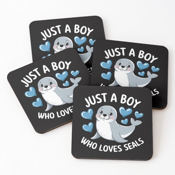 Item preview, Just a boy who loves seals designed and sold by jkrphoto.