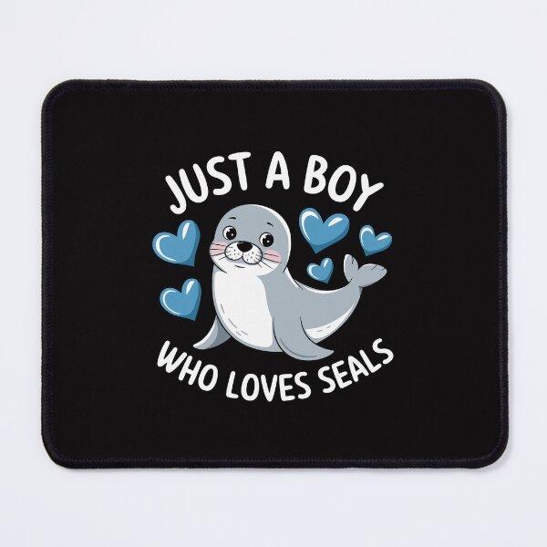Item preview, Just a boy who loves seals designed and sold by jkrphoto.