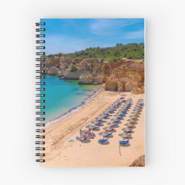 Item preview, Praia do Alemao Beach Portimao The Algarve Portugal with Umbrellas designed and sold by acceleratorhams.