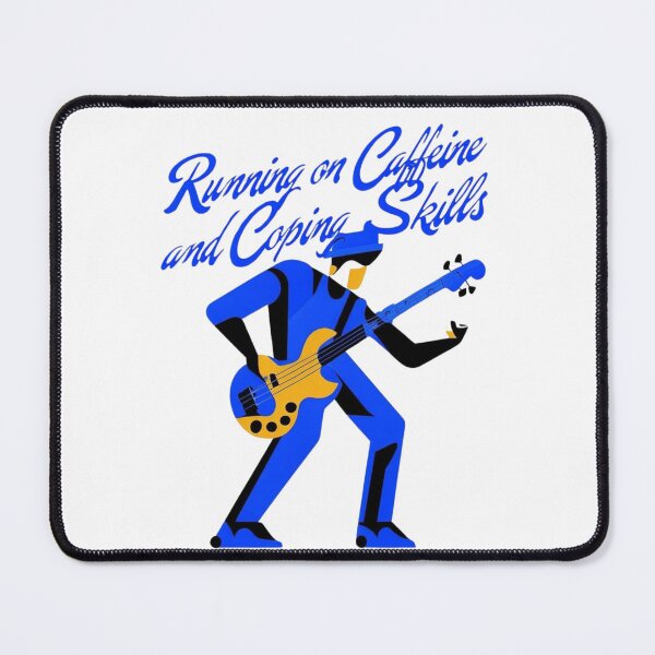 Item preview, Running on Caffeine and Coping Skills designed and sold by Smileyt-shirt.