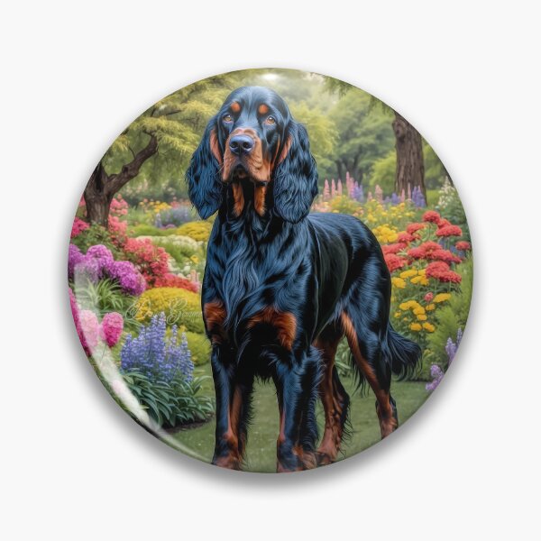 Item preview, Hailey Gordon Setter Dog Portrait designed and sold by Heart and Soul Studio.