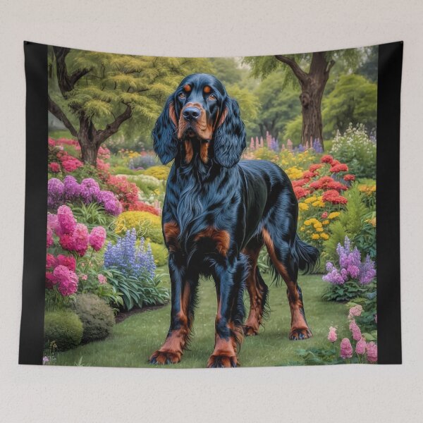 Item preview, Hailey Gordon Setter Dog Portrait designed and sold by Heart and Soul Studio.