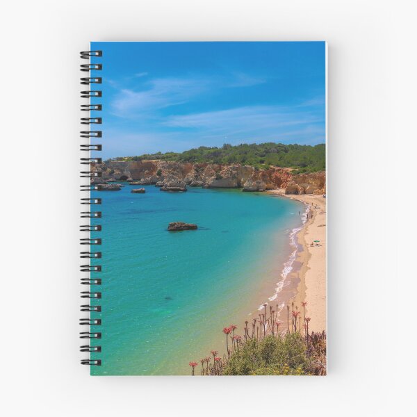 Item preview, Praia do Alemao beach Portimao The Algarve Portugal with Colourful Flowers designed and sold by acceleratorhams.