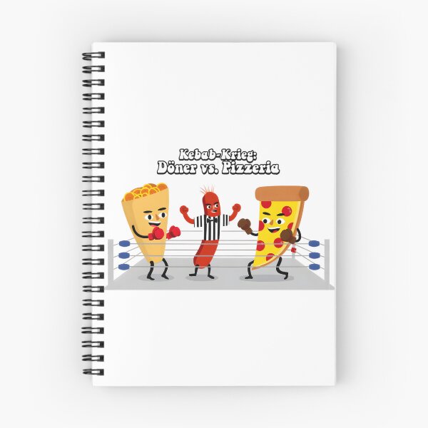 Item preview, Kebab-Krieg: Döner vs. Pizzeria – The Ultimate Food Fight Tee designed and sold by AnnDesignStudio.